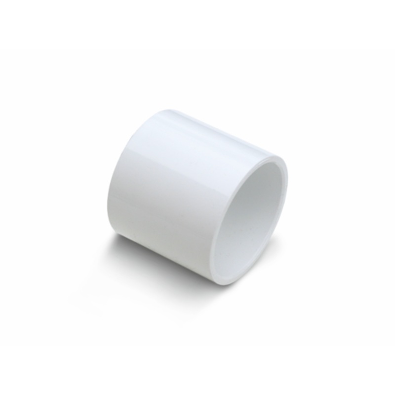 Genova Products White Slip x Slip Schedule 40 Pipe Couplings