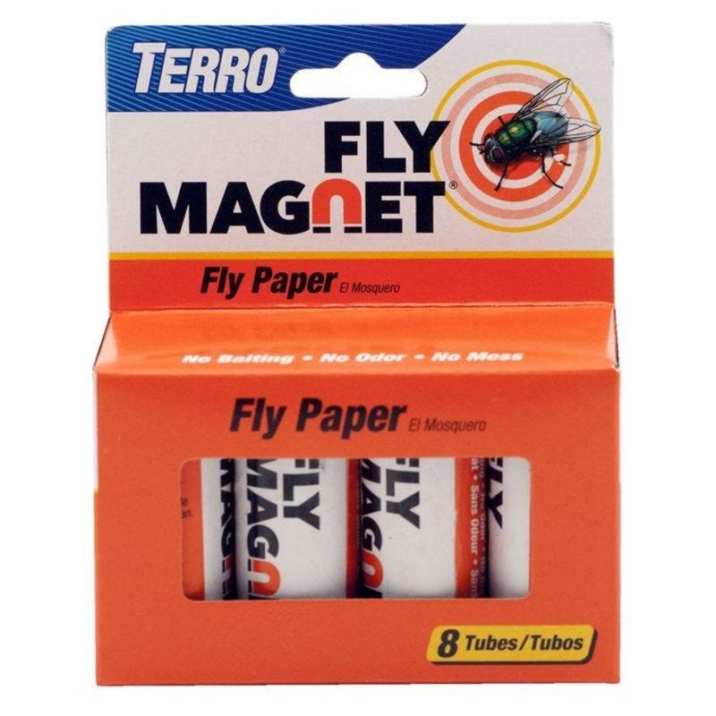 TERRO Fly Magnet Sticky Fly Paper Trap