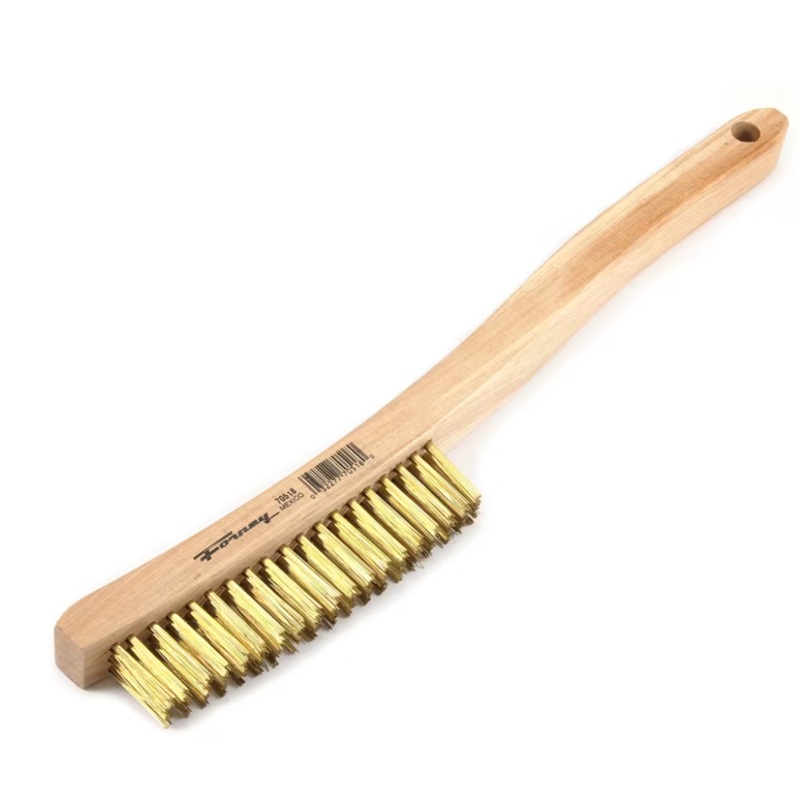 Forney Industries Scratch Brush with Long Handle