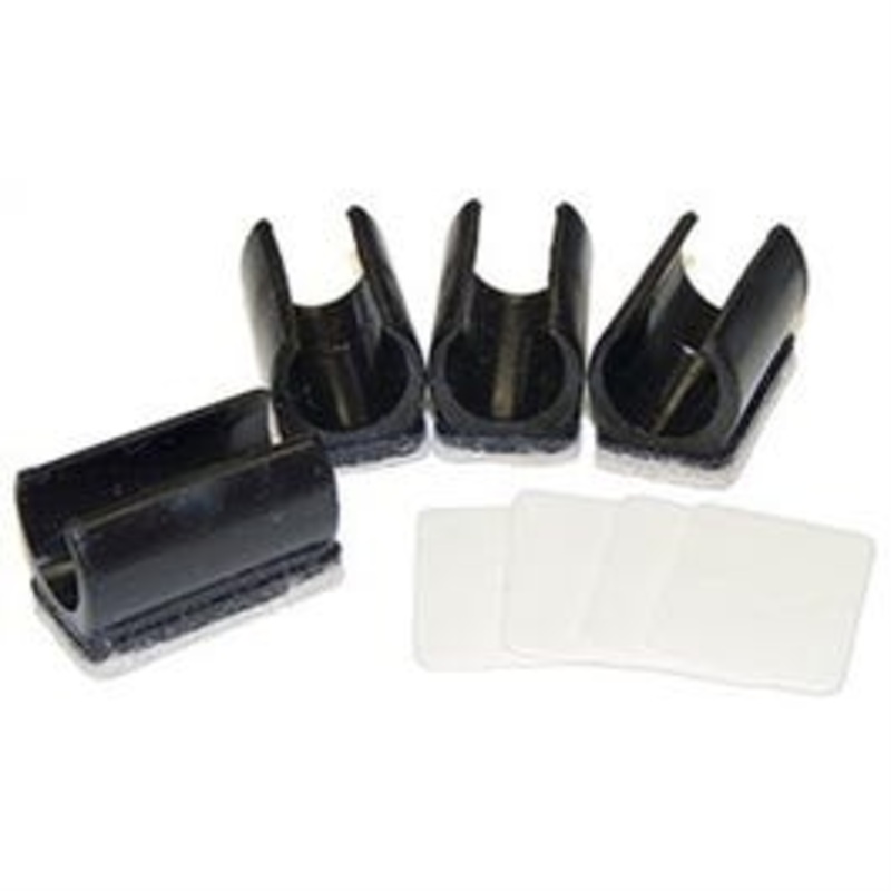 Furniture Glides, Snap-On, Tan Felt With Adhesive, 3/4 – 7/8-In., 4-Pk.