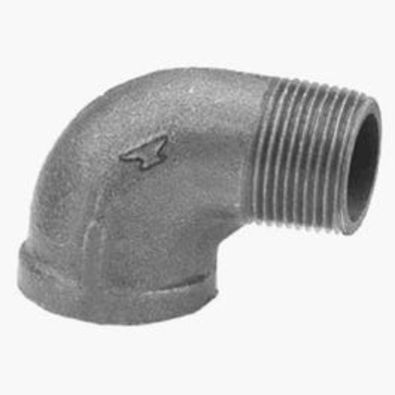 Pipe Fitting, Black Street Elbow, 90-Degree, 1-In.