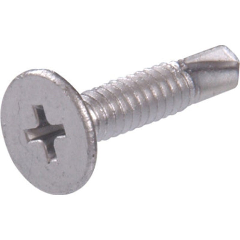 10 X 1 ROOF SCREW WAFER HEAD CH GY PP 1LB