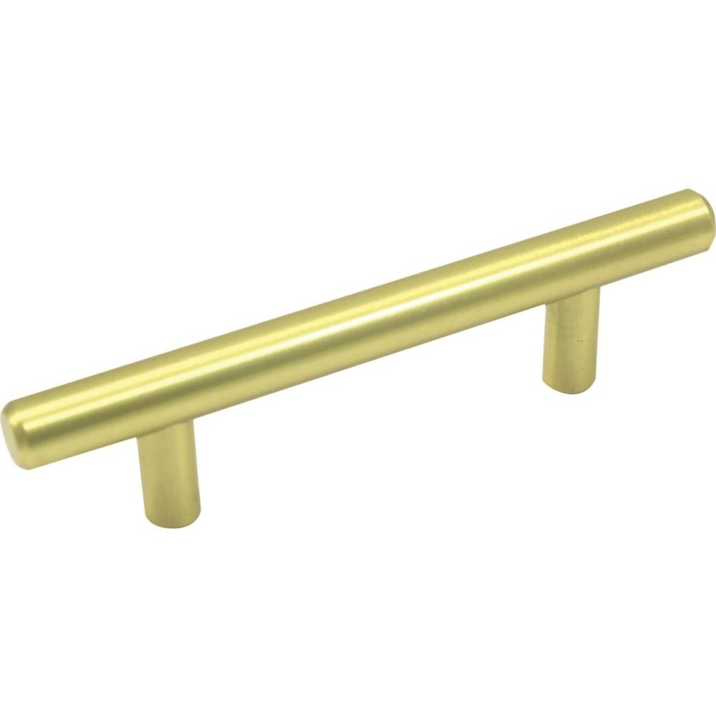 Laurey 3-3/4 In. Satin Brass Center-To-Center Steel T-Bar Pull