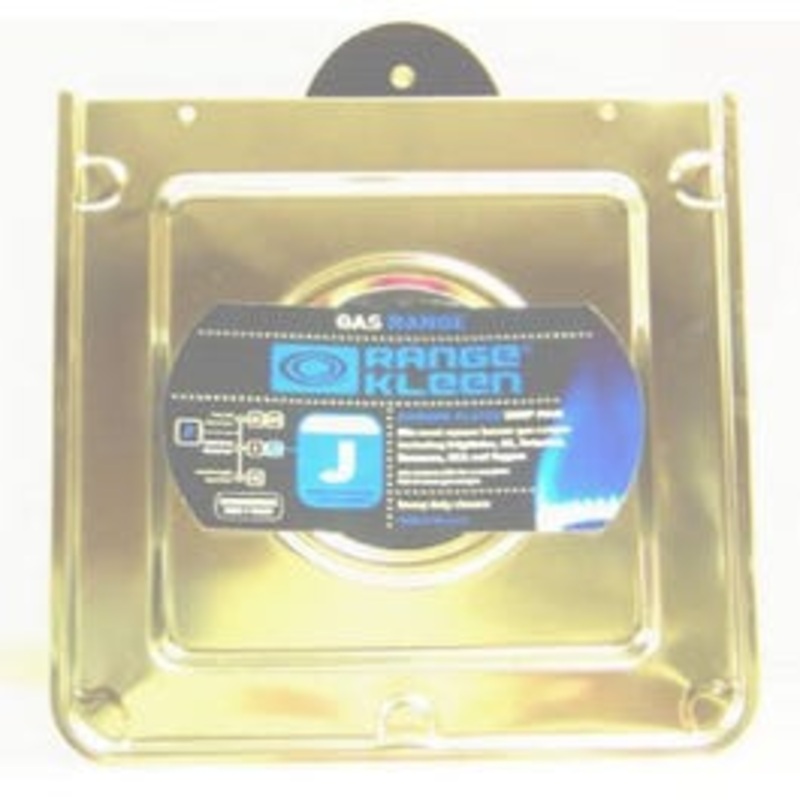 Gas Range Drip Pan, J Series, Chrome, Square