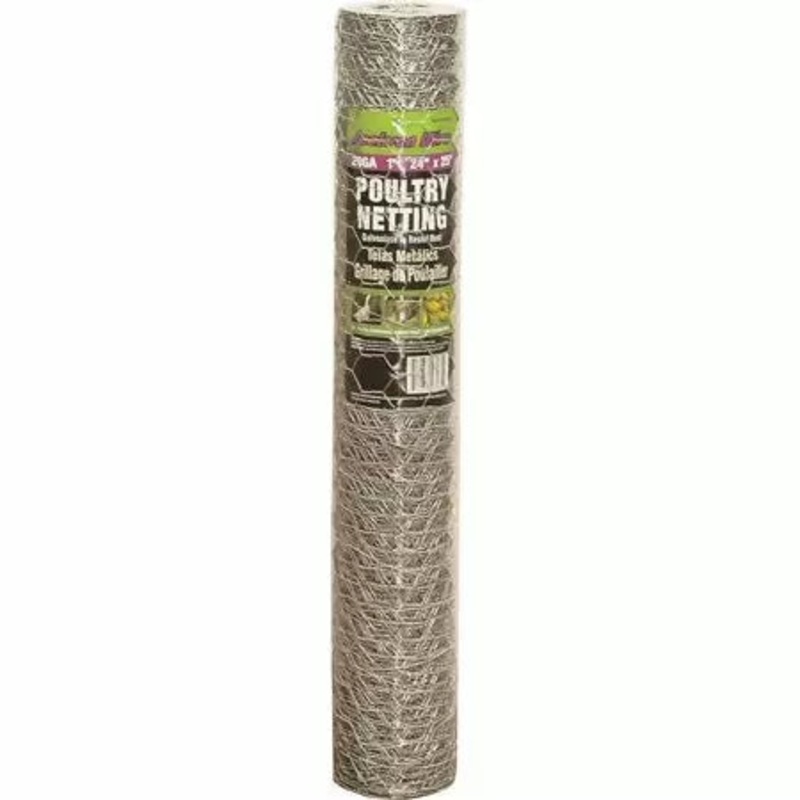 Jackson Wire 1 x 36 x 25′ Poultry Netting 20 Gauge Hex Pack