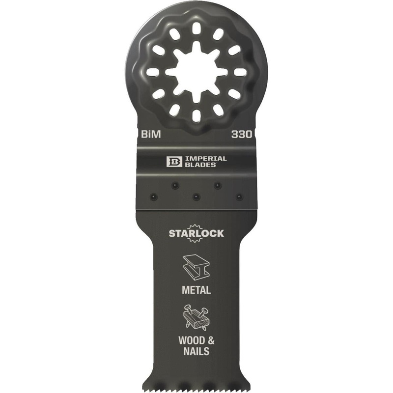 Imperial Blades Starlock 1-1/8 In. 18 TPI Metal/Wood Oscillating Blade