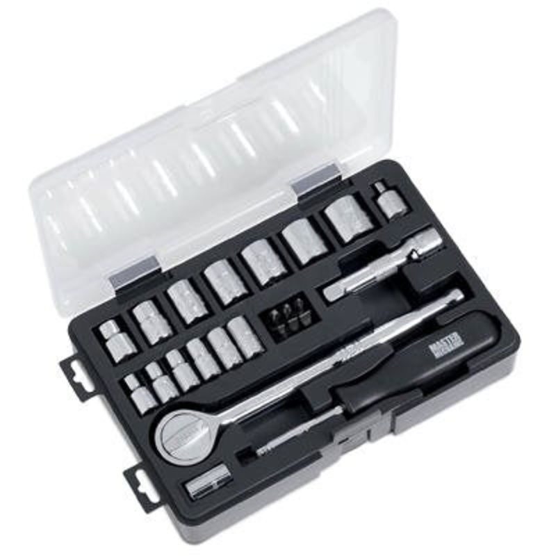 Master Mechanic Shop Master Mechanic 24-Pc. SAE Socket Set