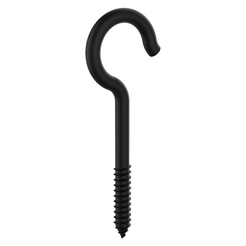 National Hardware Ceiling Hooks #0, 4-5/16, Storm Shine