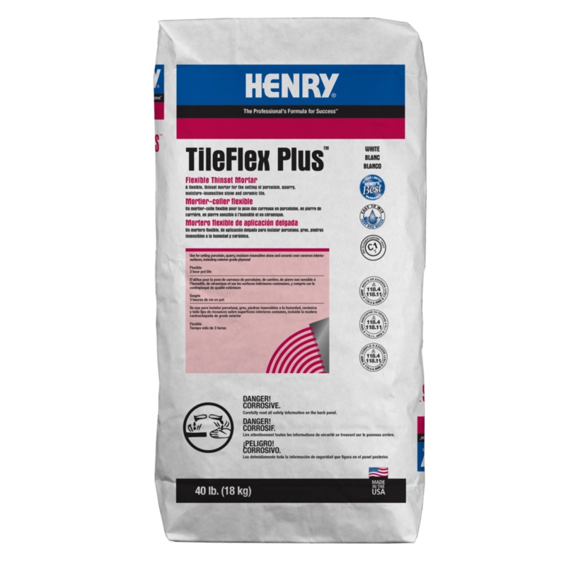 Henry 527 Tileflex Plus 25 lbs. White