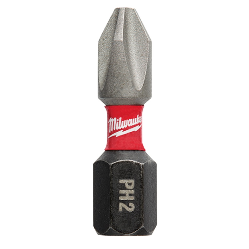 Milwaukee SHOCKWAVE Impact Phillips Bits #2 3-1/2