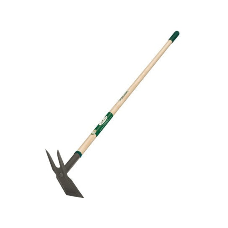 Landscapers Select Garden Hoe 2-Prong Wood Handle